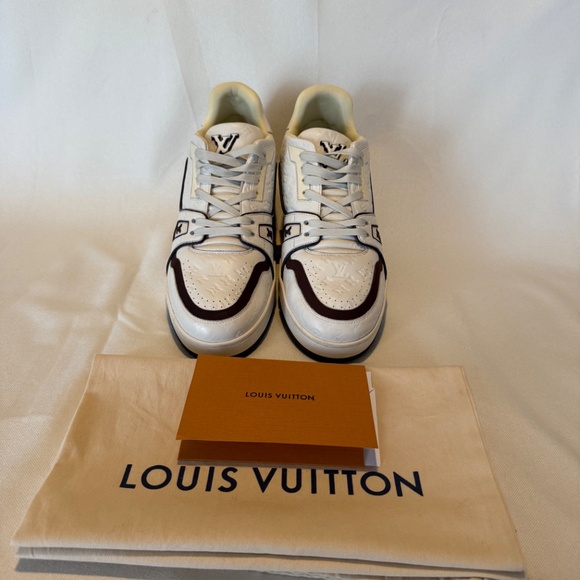 LV Louis Vuitton Trainer Sneakers Men’s 8 1ACR5k - Picture 5 of 9